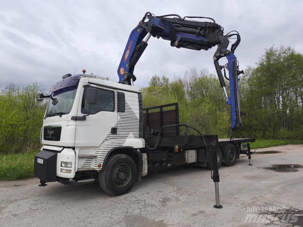 MAN TGA Truck mounted cranes