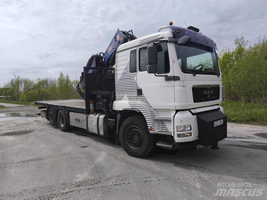 MAN TGA Truck mounted cranes