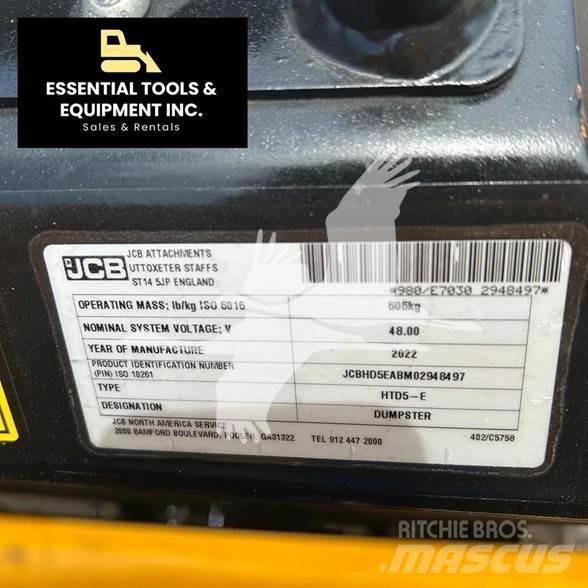 JCB HTD5E Site dumpers