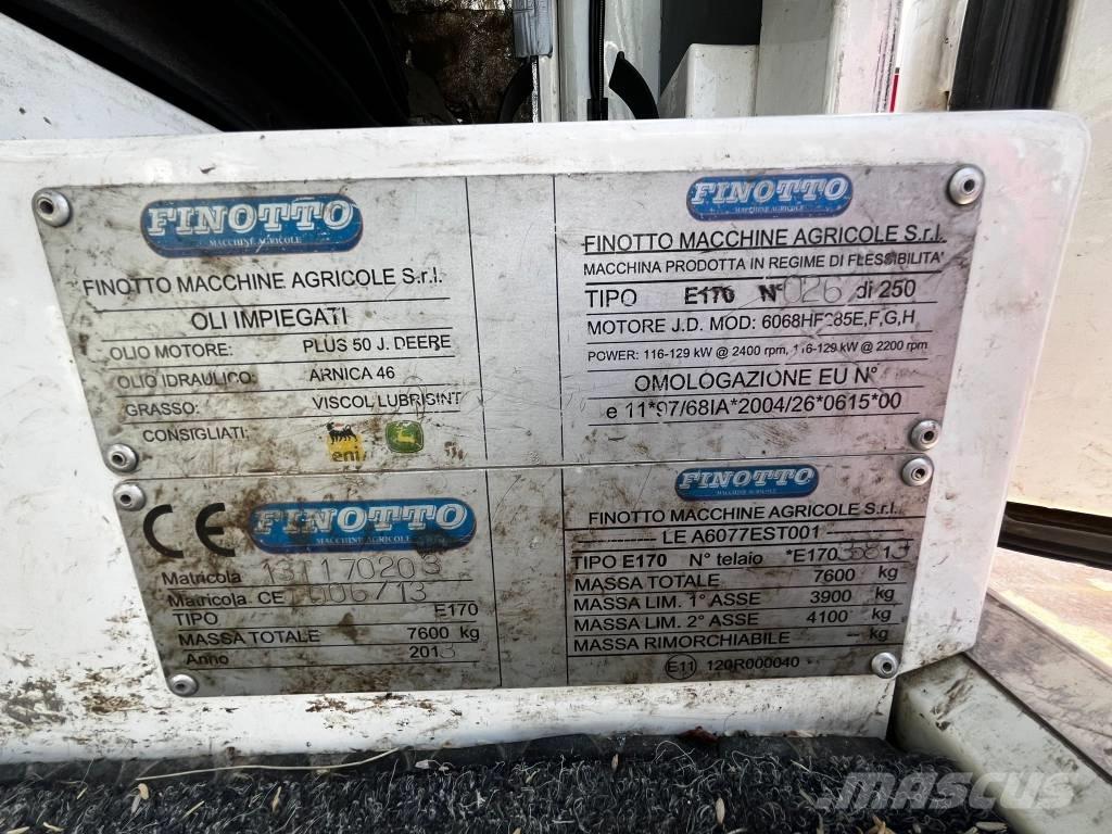  Finotto E170 Fertilizer sprayers