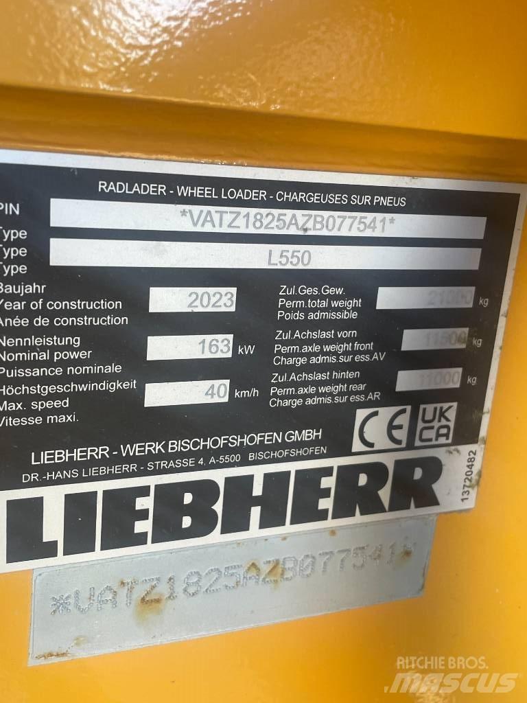 Liebherr L550XPower Wheel loaders