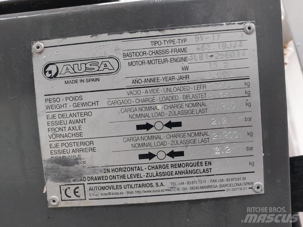 Ausa DV 17 Site dumpers