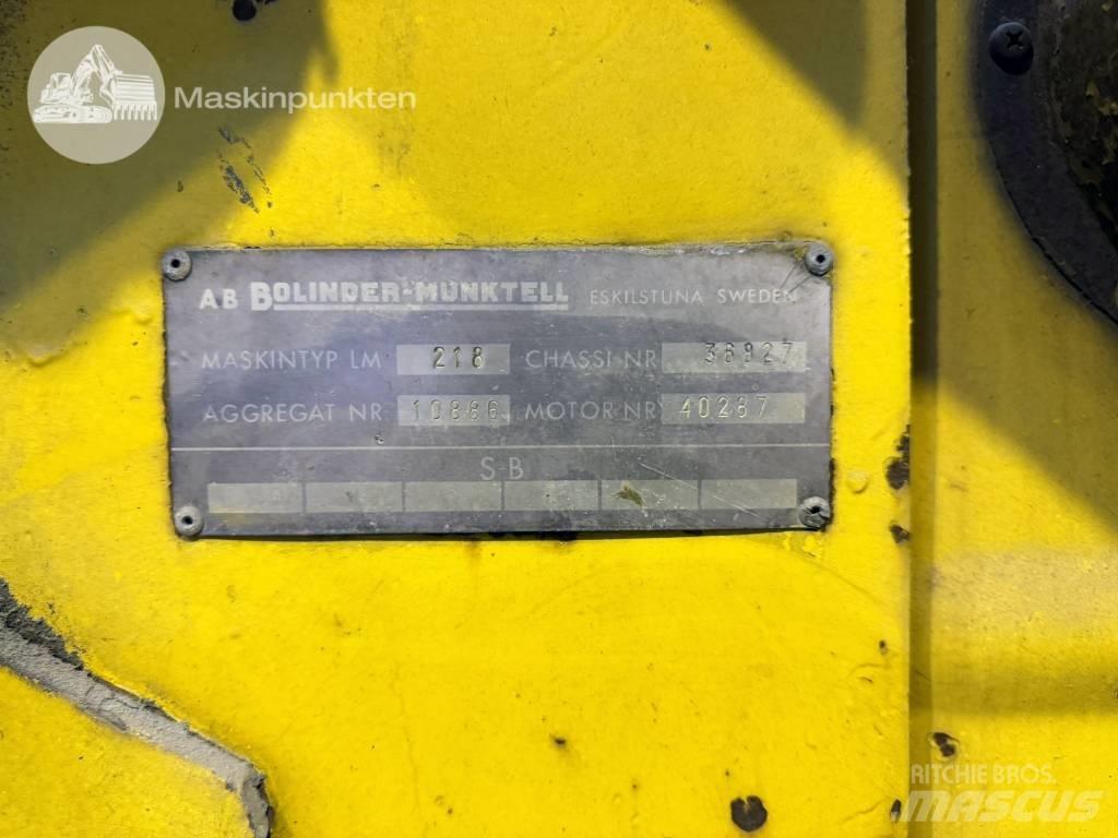 Volvo BM 218 Wheel loaders