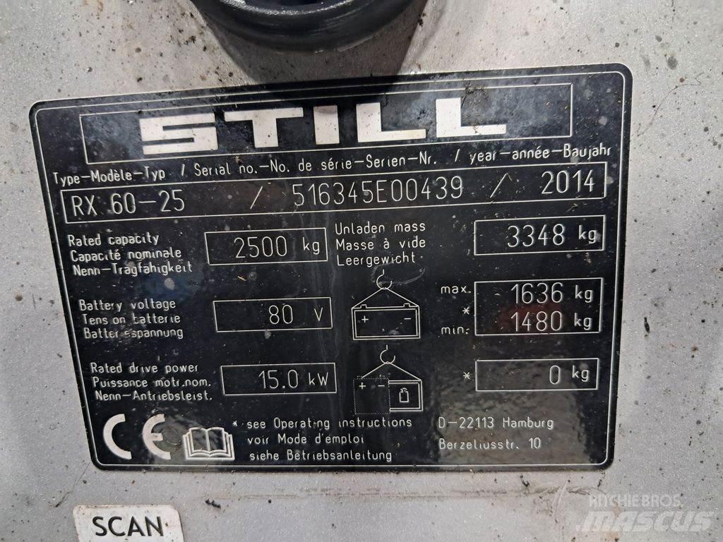 Still RX60-25 Electric forklift trucks