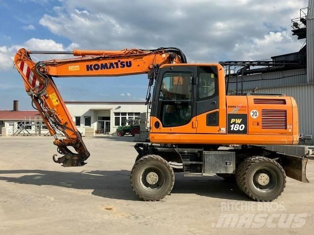Komatsu PW 180-10 Wheeled excavators