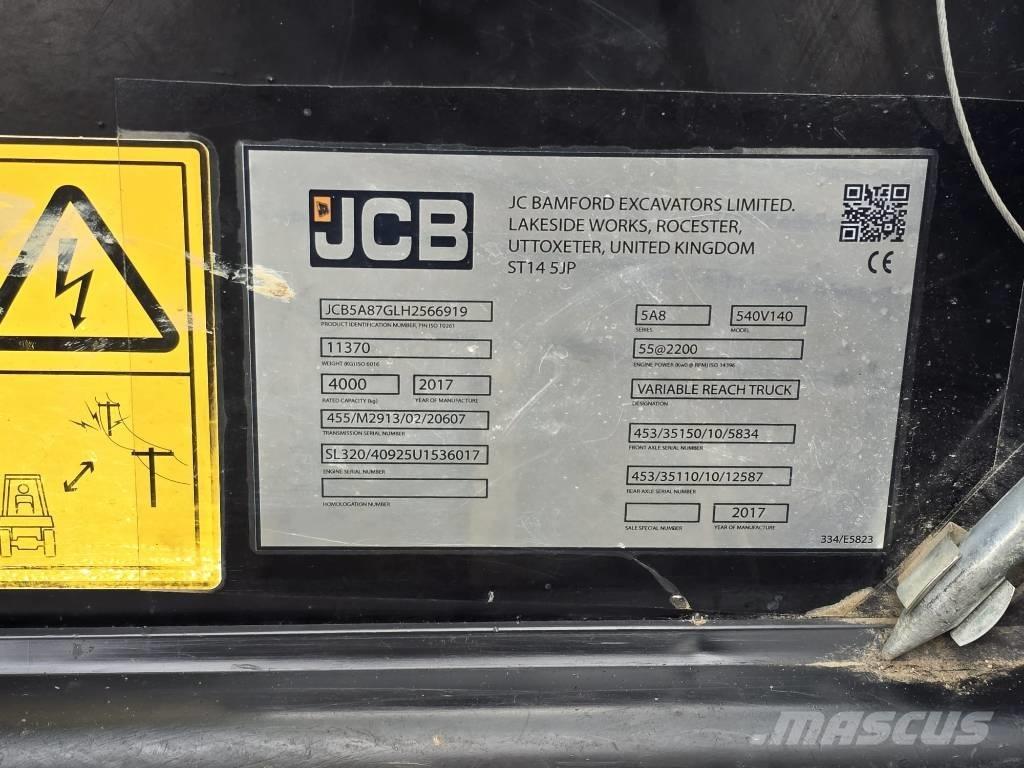 JCB 540-140 Telescopic handlers