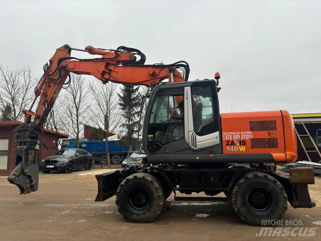 Hitachi ZX 140 W-3 Wheeled excavators