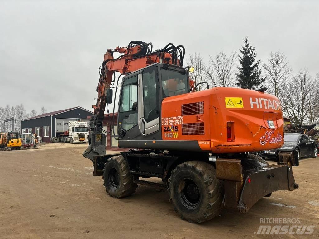 Hitachi ZX 140 W-3 Wheeled excavators