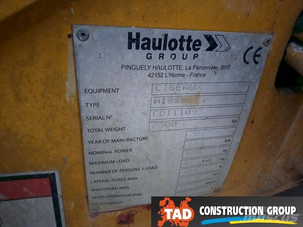 Haulotte H 18 SX Scissor lifts
