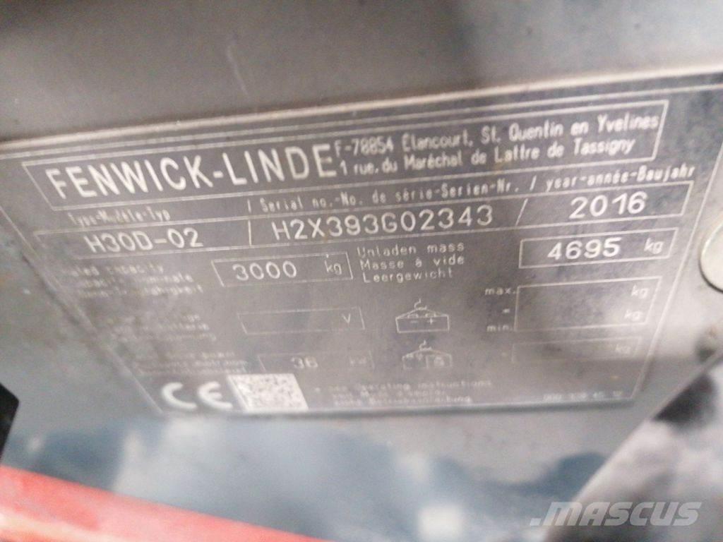 Linde H30D-02 Diesel trucks