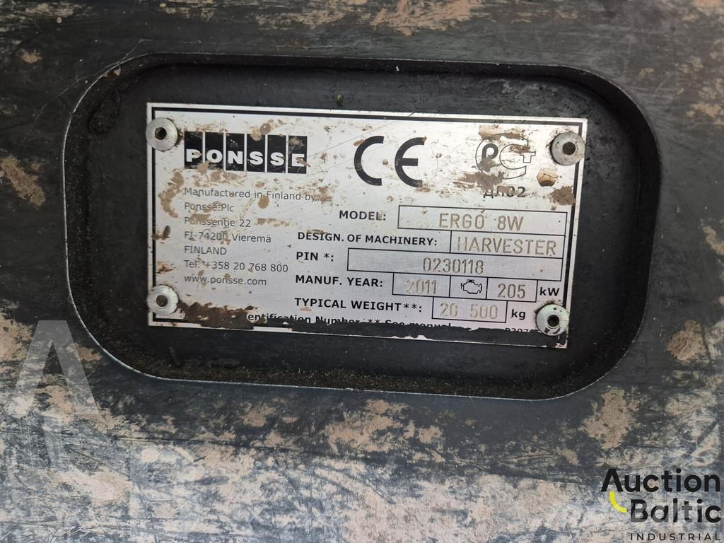 Ponsse Ergo 8W Harvesters