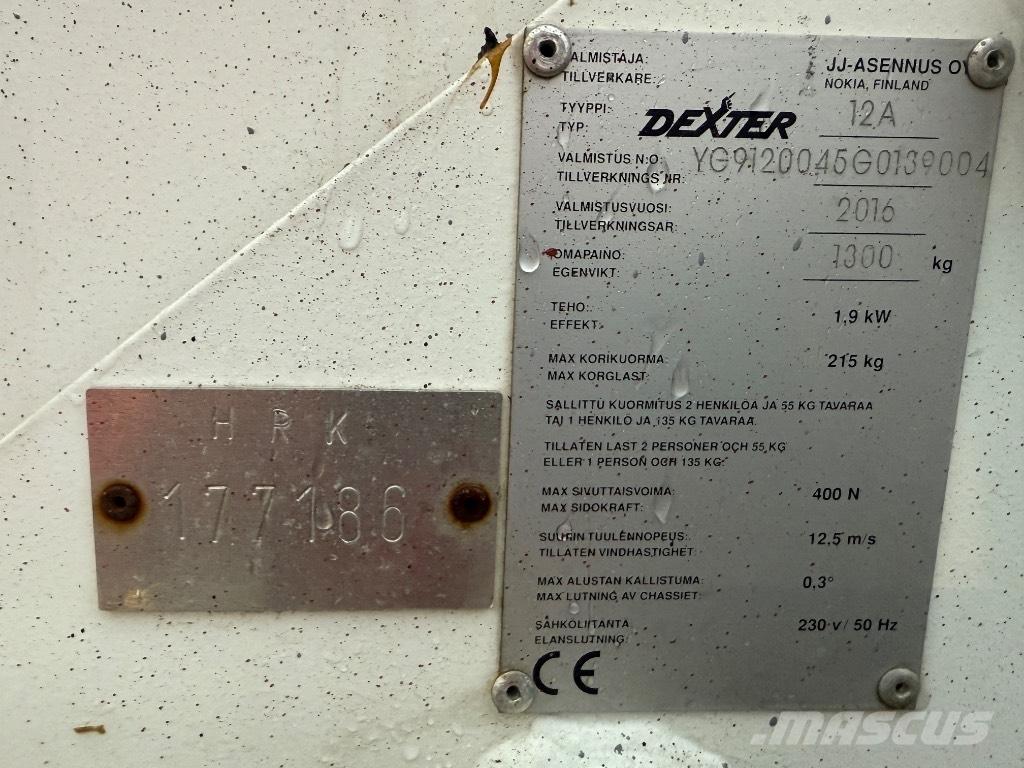 Dexter 12 A Trailer mounted platforms