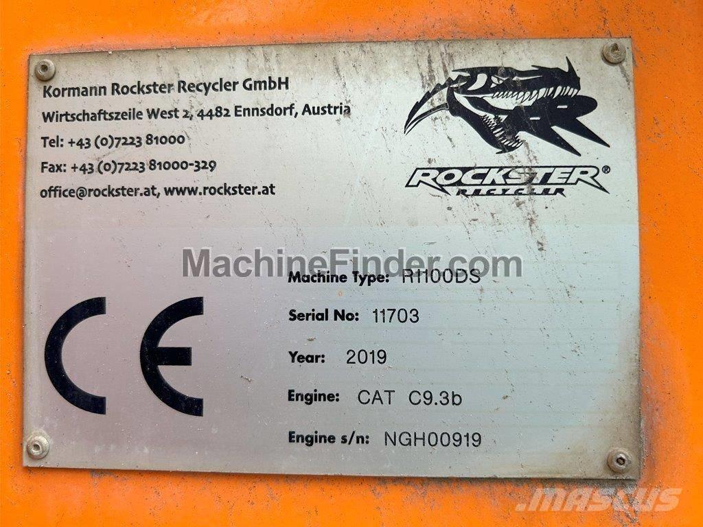 Rockster RD1100DS Mobile crushers