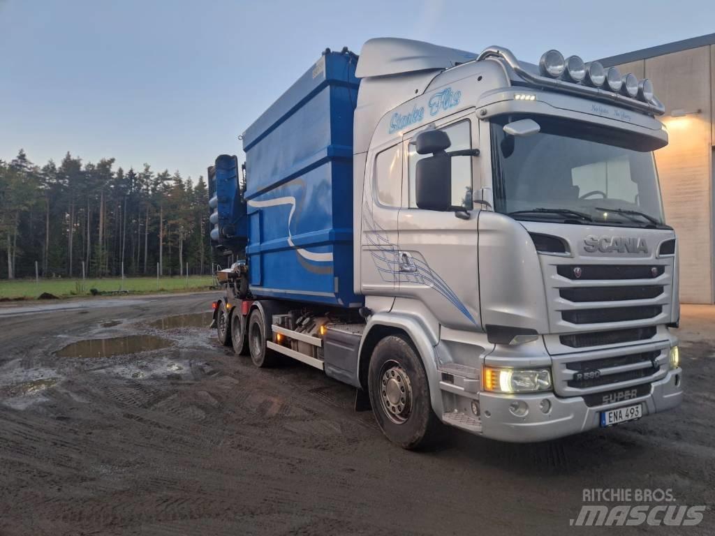 Scania R 580 LB Wood chippers
