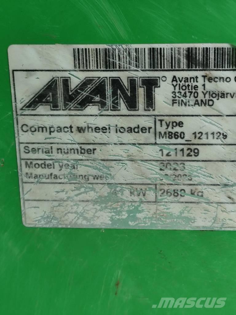 Avant 860 i Multi-purpose loaders