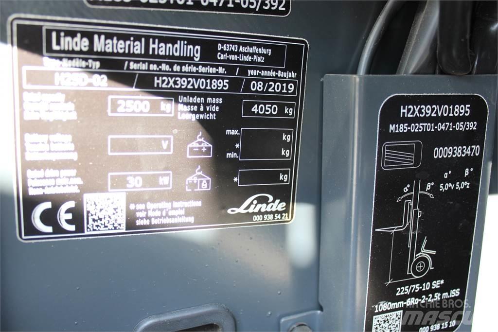 Linde H25D Diesel trucks