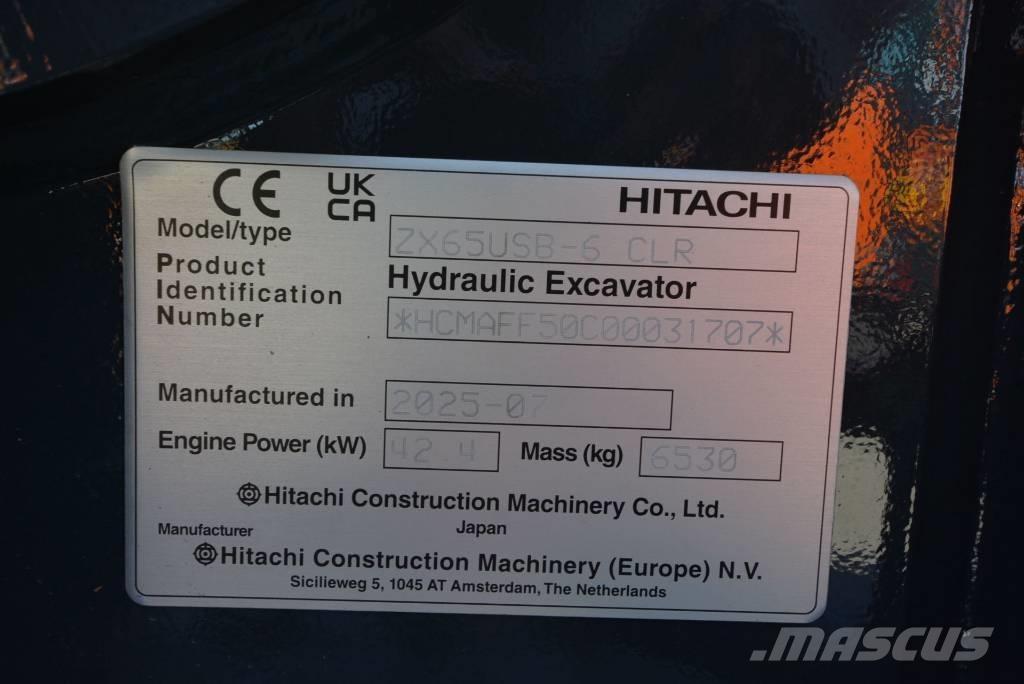Hitachi ZX 65 USB-6 Mini excavators < 7t (Mini diggers)