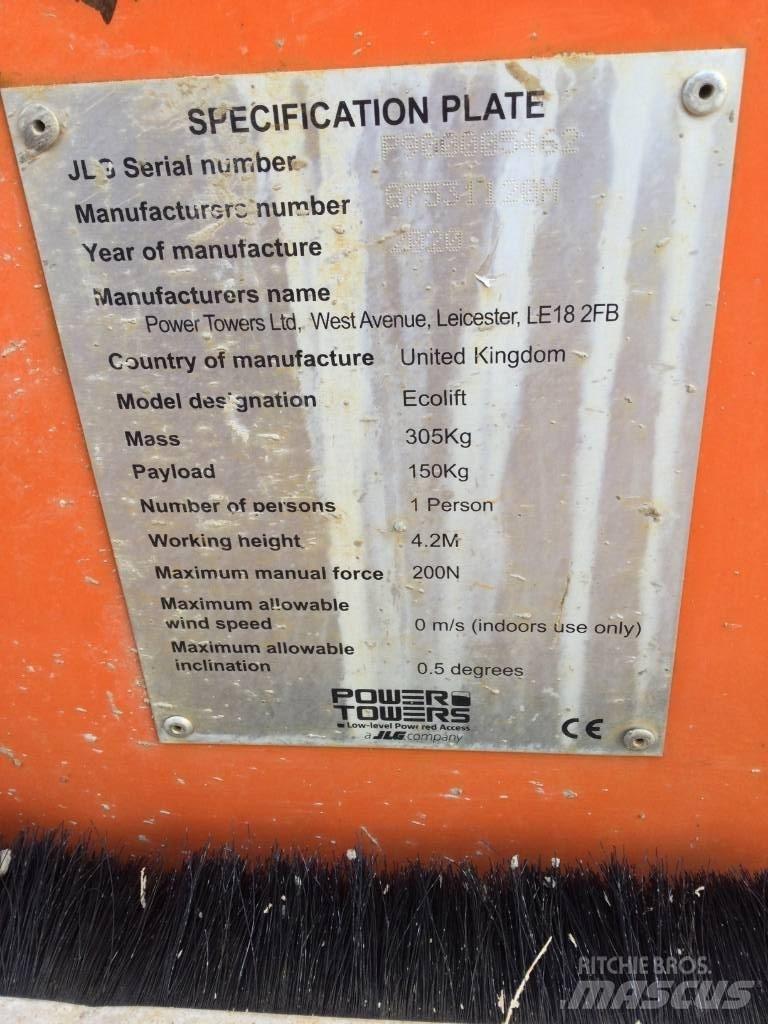 JLG Ecolift 50 Used Personnel lifts and access elevators