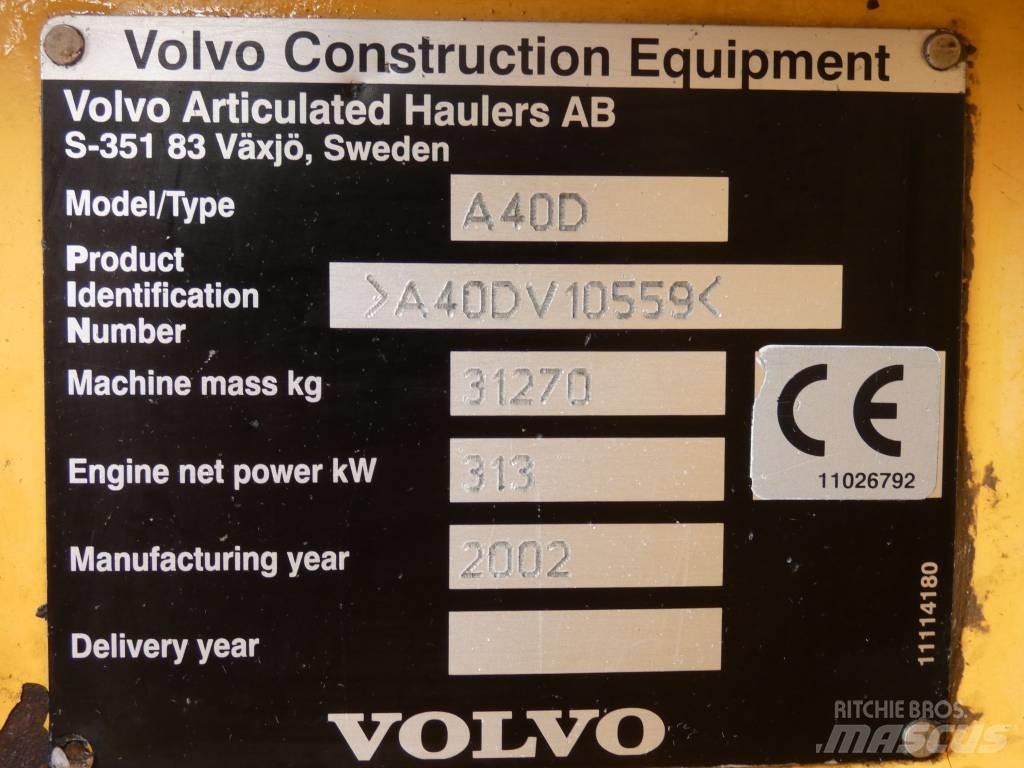 Volvo A 40 D Articulated Haulers