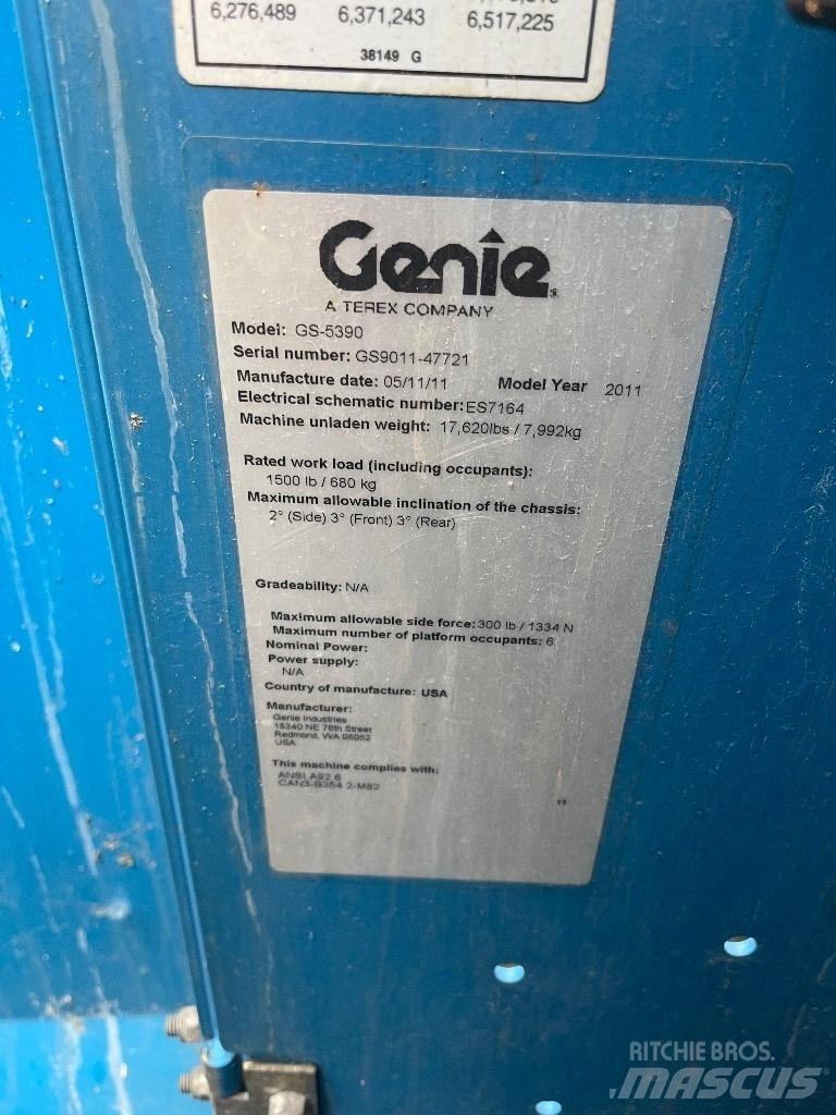 Genie GS 5390 Scissor lifts