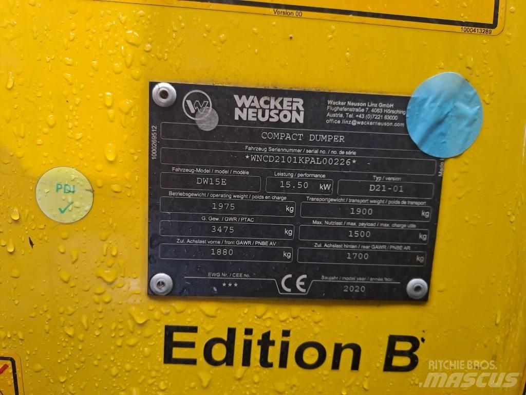 Wacker Neuson DW15e Site dumpers