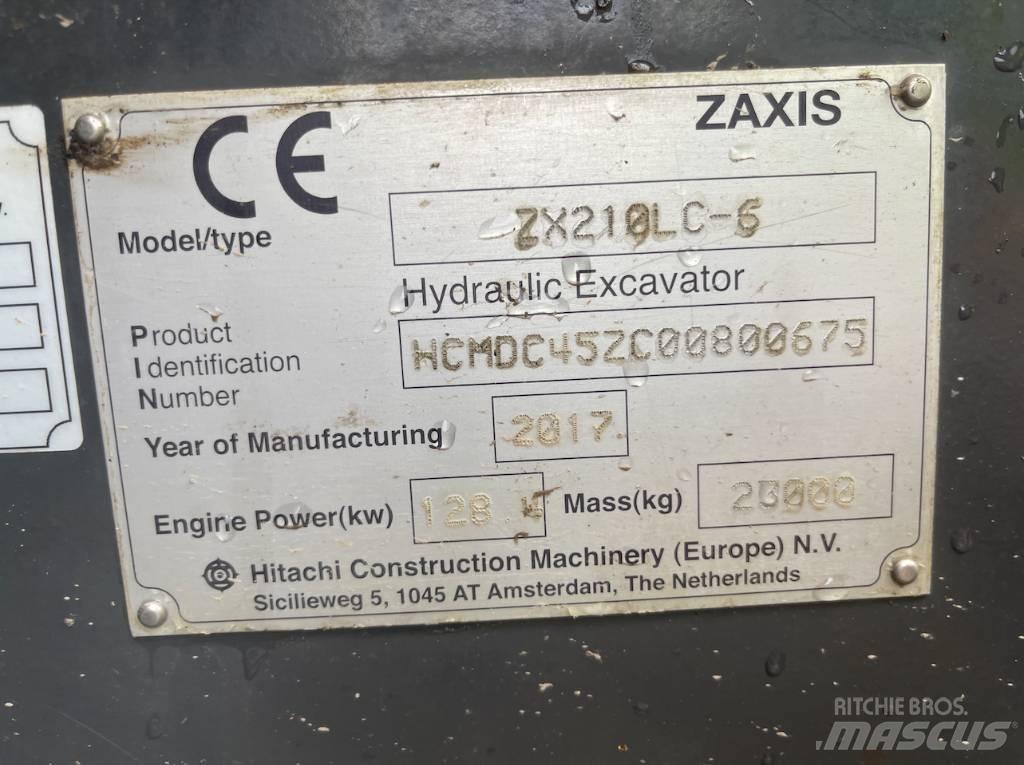 Hitachi ZX 210 LC-6 Crawler excavators