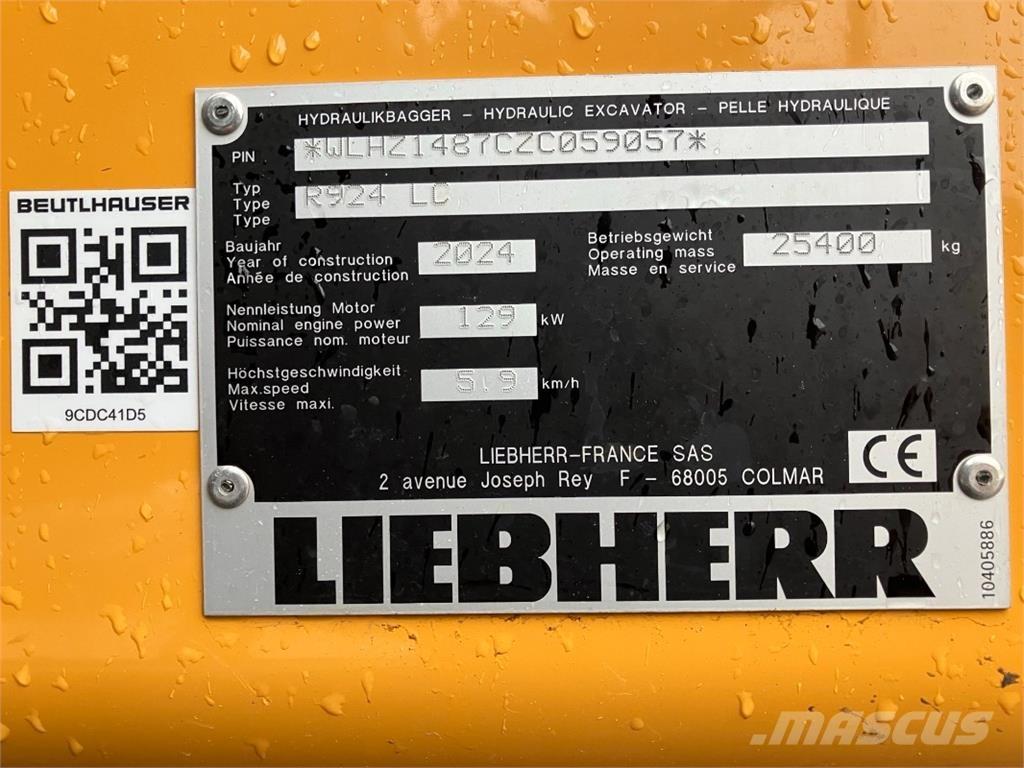 Liebherr R924 Crawler excavators