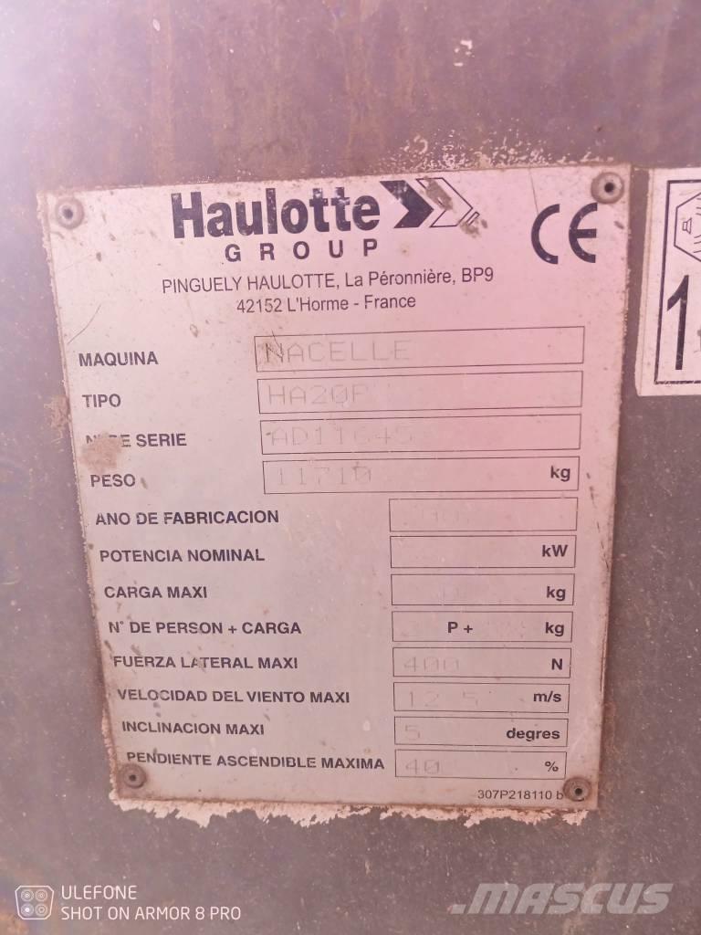 Haulotte HA 20 PX Articulated boom lifts