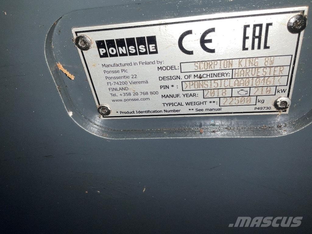 Ponsse Scorpion King Harvesters