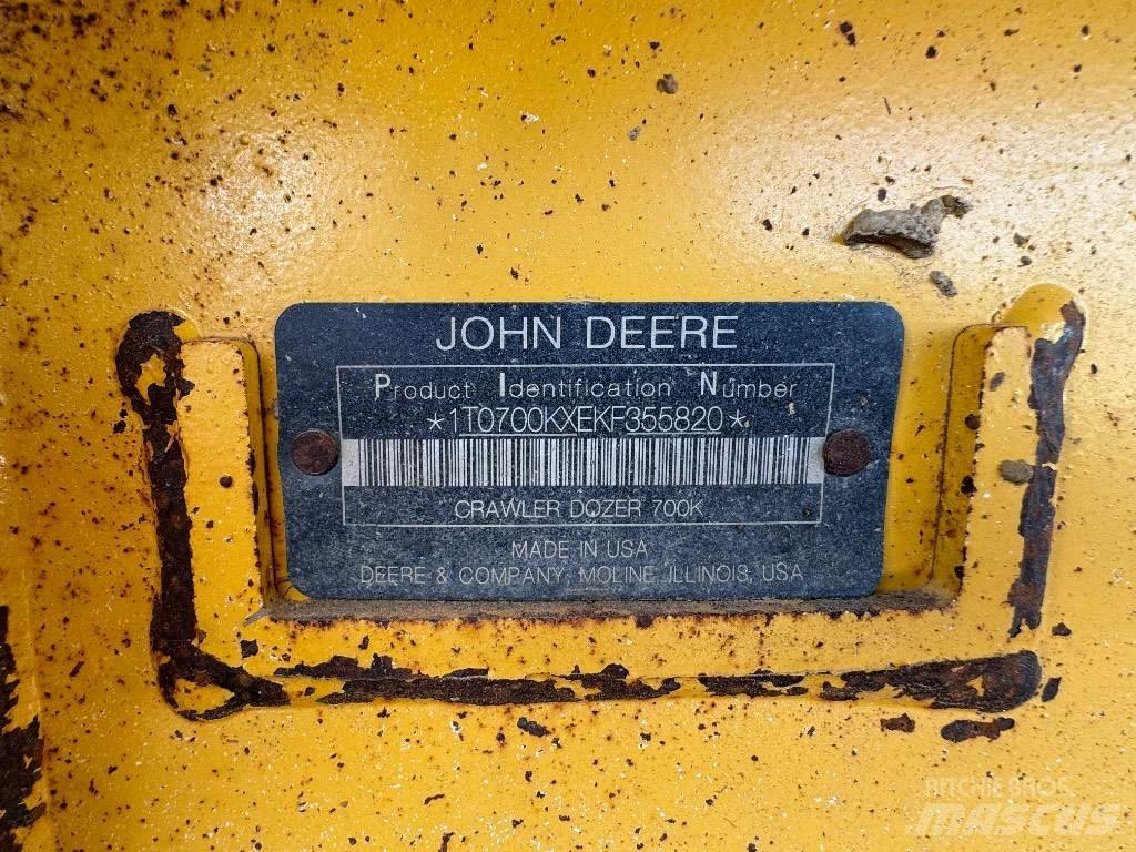 DEERE 700K LGP Crawler dozers