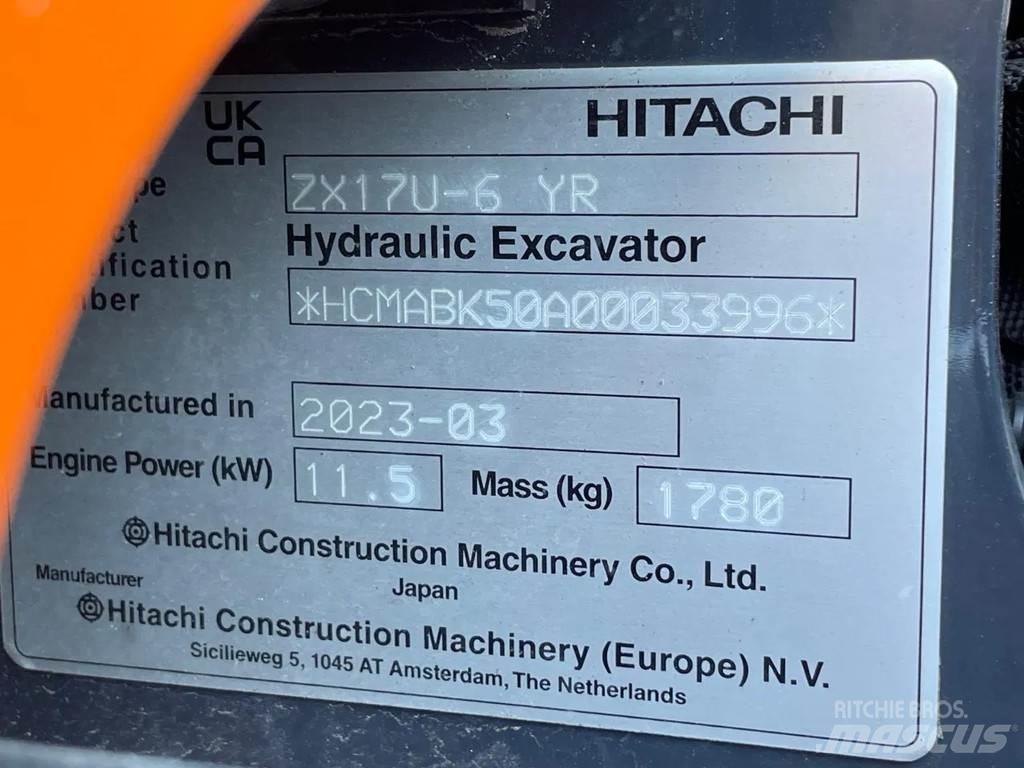 Hitachi ZX17U Mini excavators < 7t (Mini diggers)