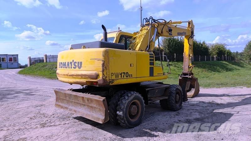 Komatsu PW 170-6 Wheeled excavators