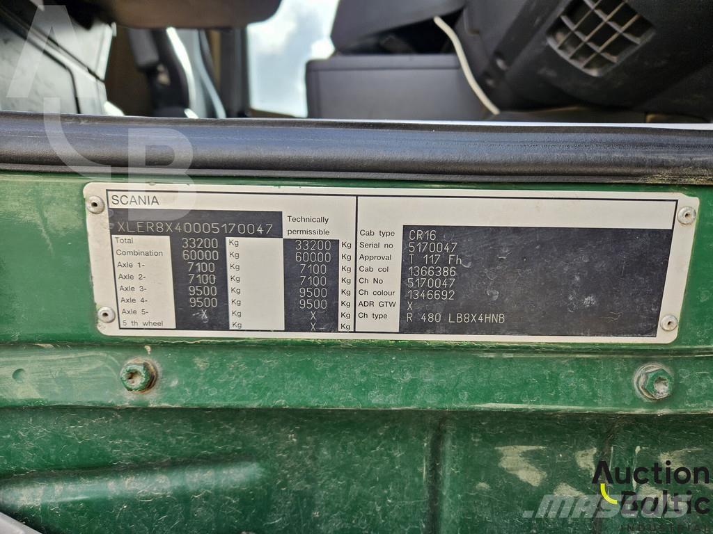 Scania R 480 Tipper trucks