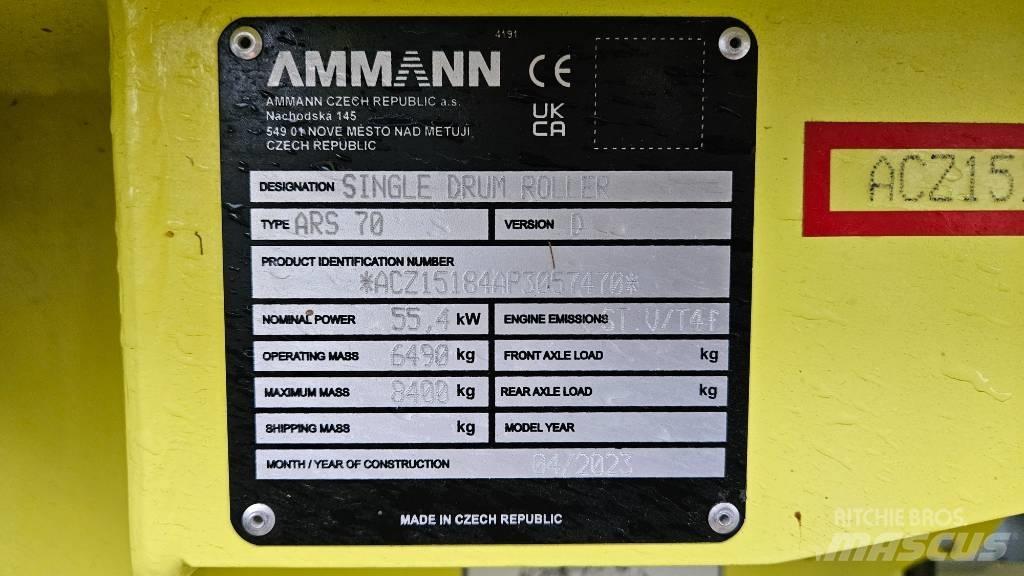 Ammann ARS 70 Twin drum rollers