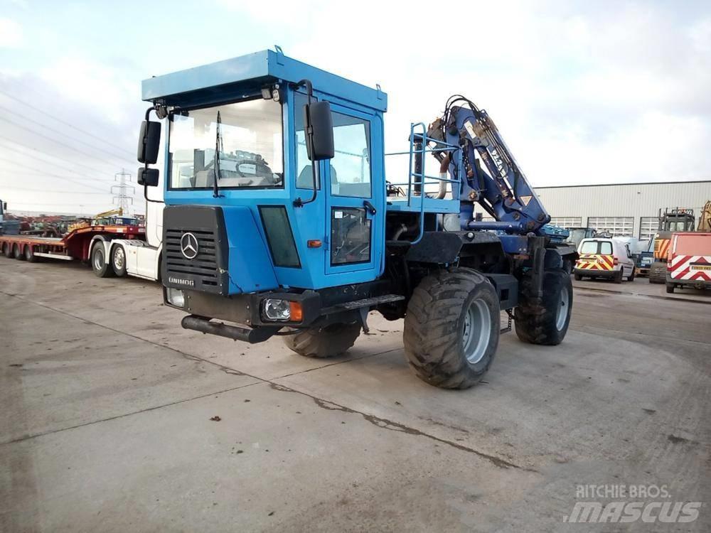 Mercedes-Benz Unimog Truck mounted cranes