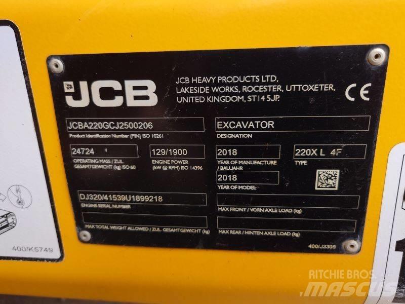 JCB 220 XL 4F Crawler excavators