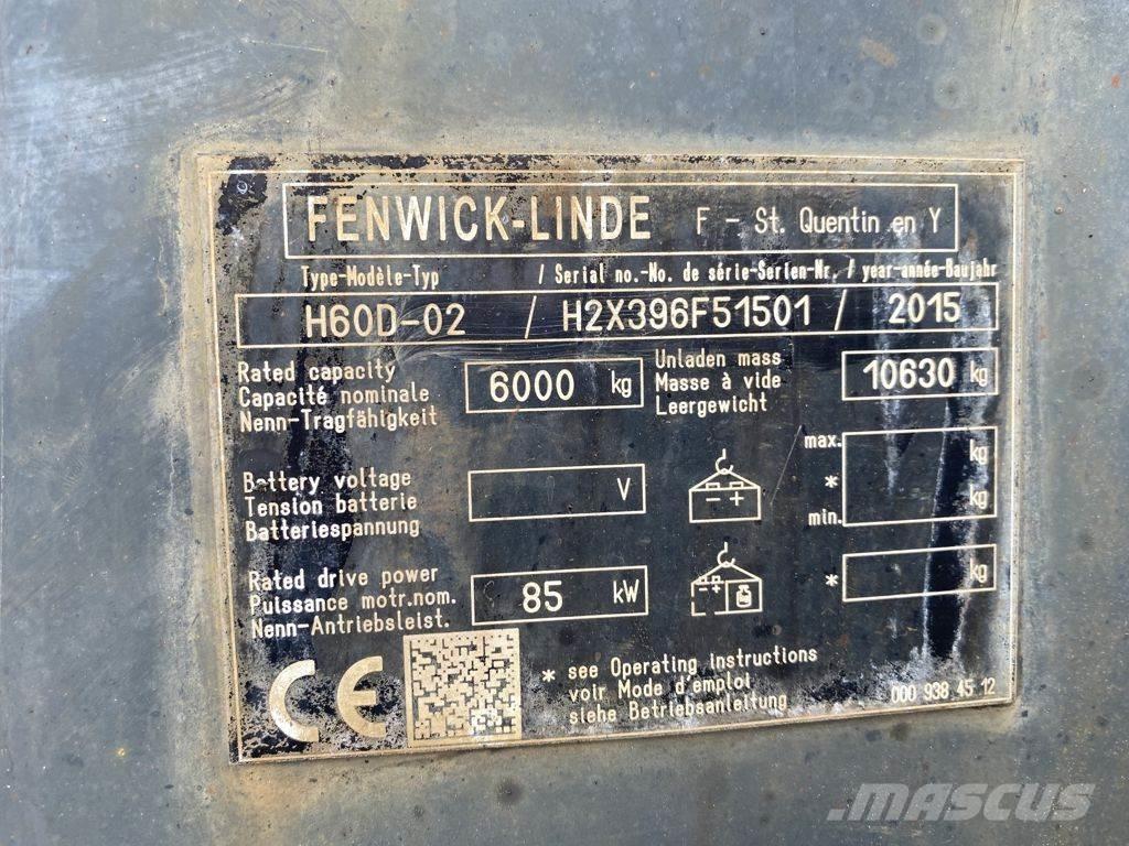 Linde H60D-02 Diesel trucks