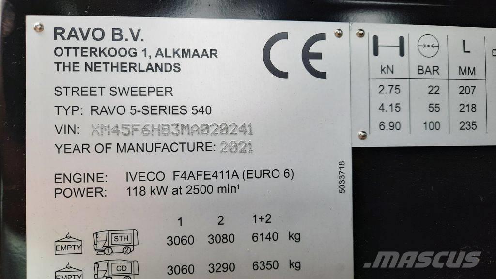 Ravo 540STH Sweepers