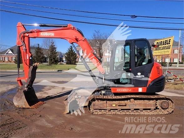 Kubota KX080-4 Crawler excavators