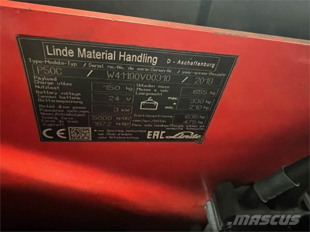 Linde P 50C Tow truck