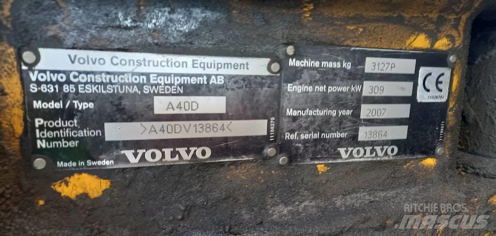 Volvo A 40 D Articulated Haulers