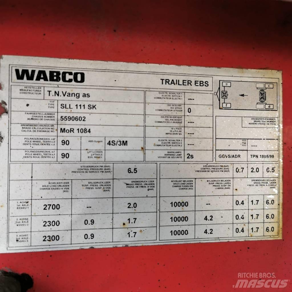 Vang SLL111SK Box semi-trailers