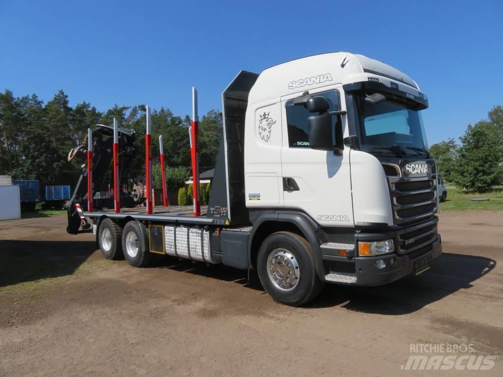 Scania G 450 Timber trucks