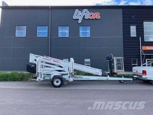 Dino 260 XTD Skylift Trailer mounted platforms