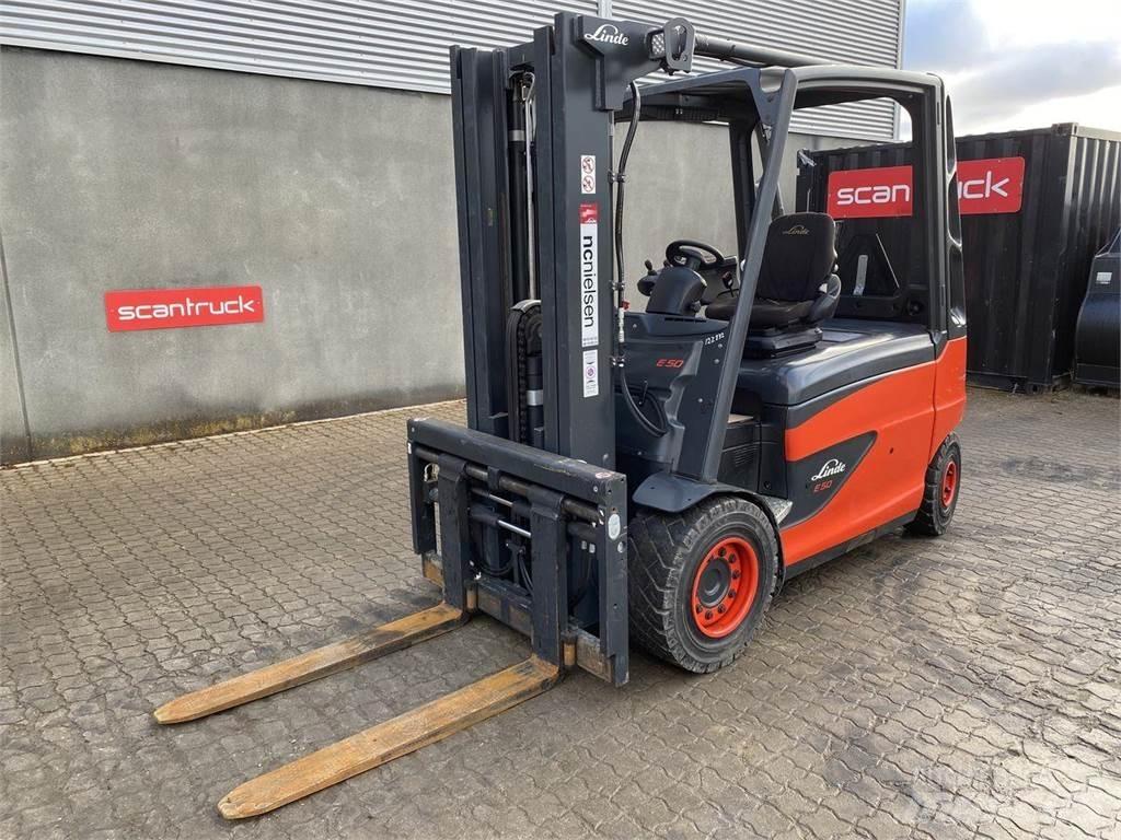 Linde E50 Electric forklift trucks
