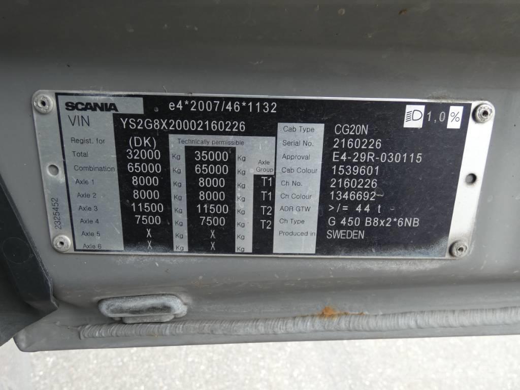 Scania G 450 Chassis Cab trucks
