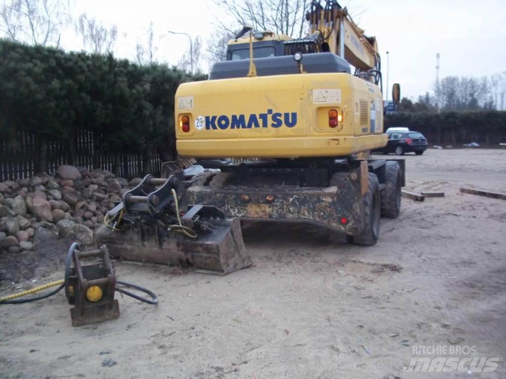 Komatsu PW 180-7 Wheeled excavators