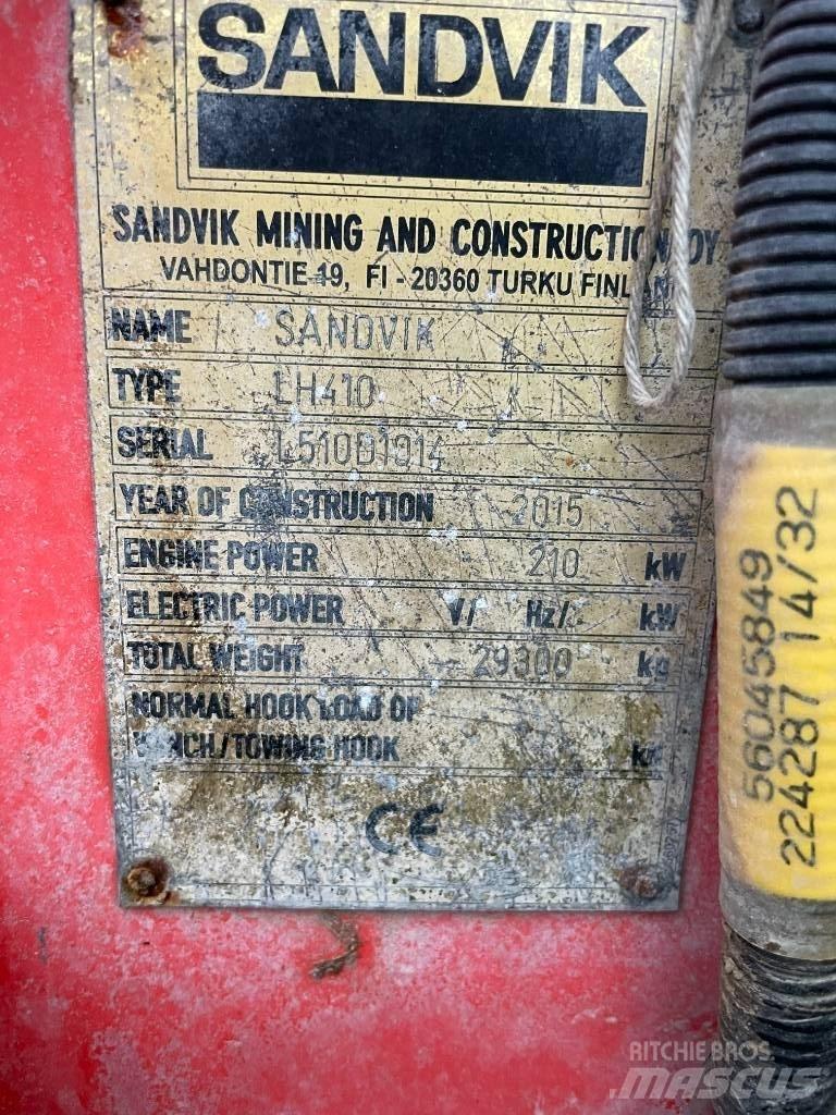 Sandvik LH 410 Underground Loaders