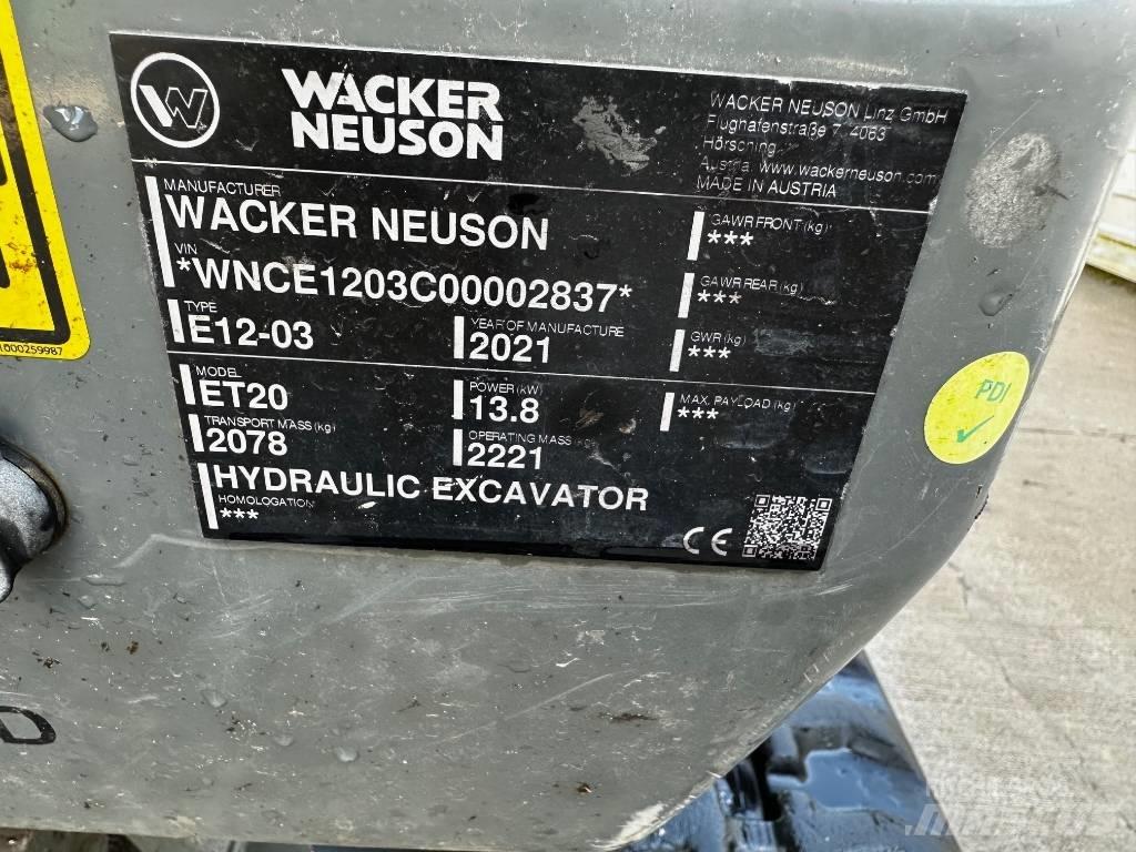 Wacker Neuson ET 20 Mini excavators < 7t (Mini diggers)