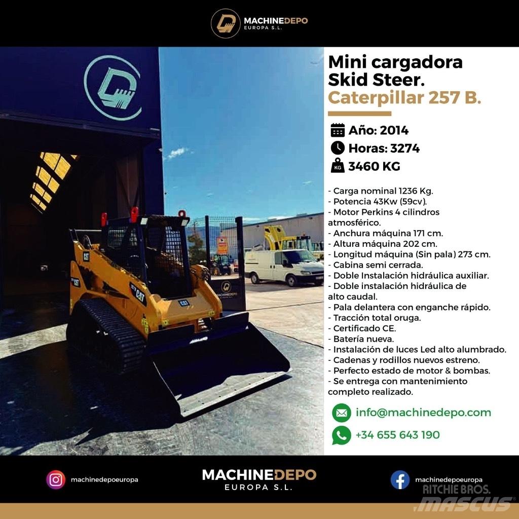 CAT 257 B Crawler loaders